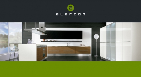 Alarcón Cocinas. Diseño de Logotipo, Imagen Corporativa y Web